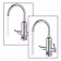 KitFort KT-4030 water heater, flowing, 3300 watts, 6 l/min, silver