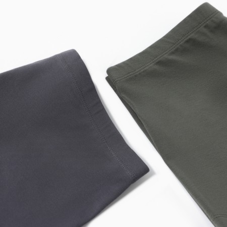 Set of men's panties boxers (2 pcs.), Dark hackie/graphite, river 48 (m)-3