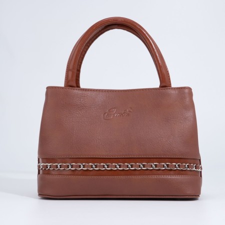 Olivi-tout bag on lightning, brown color