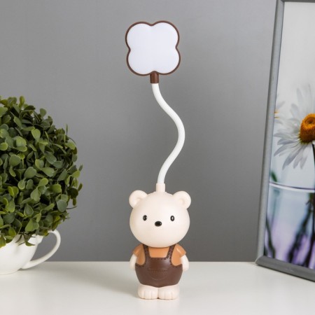 Nightlight "Bear" LED 2W beige-chocolate 7.5x7x12 cm-3