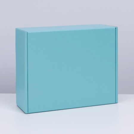 Gift folding box, packaging, Tiffany, 27 x 21 x 9 cm-4