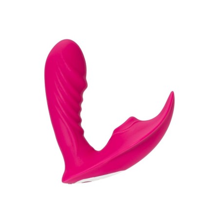 Point G with vacuum-wave stimulation Jos Shani, silicone, 12 cm, pink color-4