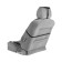 Nova Bright, with a headrest, black, 132 x 52 cm,