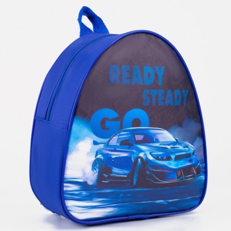 Baby backpack for the boy Ready Steady GO, 23x20.5 cm-2