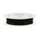 Wire for beadwork, diameter: 0.5 mm, length: 10 m, black color