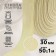 Rate string, 30 mm, 50 ± 1 m, density 12.5 g/m, beige color No. 22