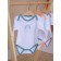 Body baby with a long sleeve Rant Rainbow, height 56 ​​cm, green color