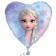 Airy ball "Elsa", 18 inches, foil, cold heart