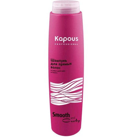 Kapous Smooth and Curly, 300 ml straight hair shampoo
