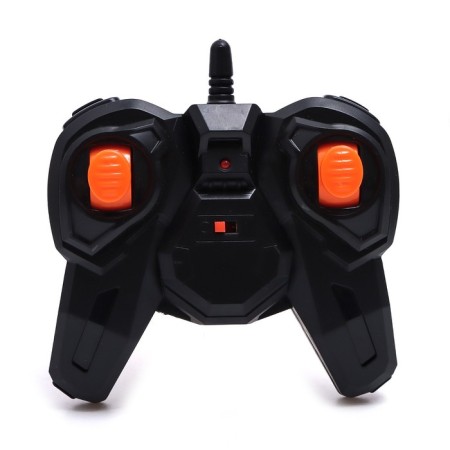 Radio-controlled car-controlled machine, works on the battery, the color of the orange-4