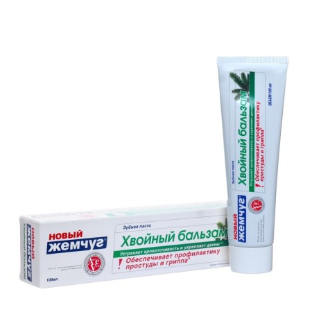 Toothpaste "New Pearls", coniferous balm, prevention of acute respiratory infections and SARS, 100 ml