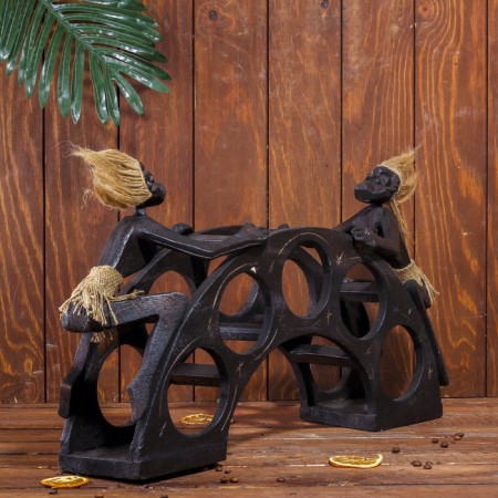 Souvenir stand for the bottles "Aborigines on the bridge" 32x60x15 cm-3