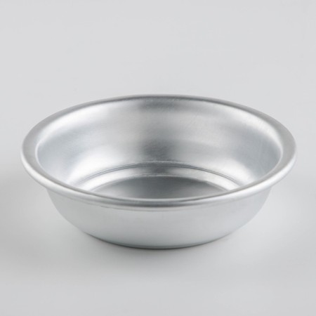 Aluminum bowl, 500 ml, d = 16 cm, chrome color