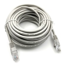Buro UTP 4 pairs CAT5E CCA Molded 10m Gray RJ-45 (M) -RJ-45 (M)