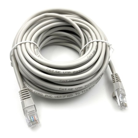 Buro UTP 4 pairs CAT5E CCA Molded 10m Gray RJ-45 (M) -RJ-45 (M)