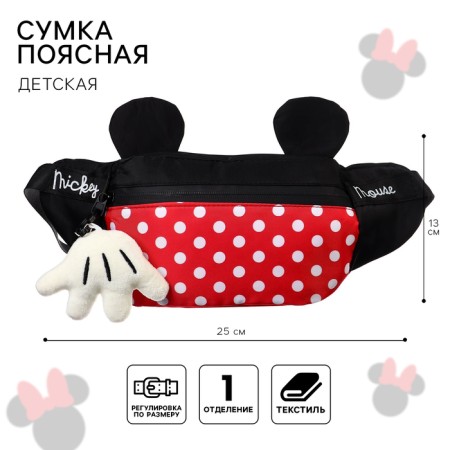 Bear Bag, 25x6x13 cm, Minnie Mouse