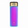 Electronic lighter, USB, spiral, flashlight, 2.5 x 7.5 cm, lilac