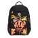 School backpack, 40 x 25 x 13 cm, Grizzly, ergonomic back, laptop department, black