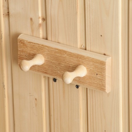 Ban "Classic" 2 hooks, linden, 20x2.5x6.5 cm old Rus'-1