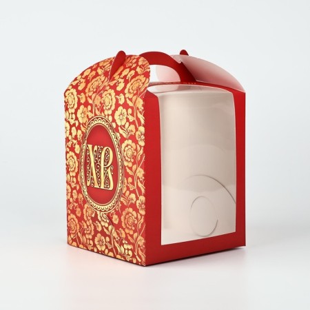 Folding box for the cake "Easter", 15 × 15 × 18 cm