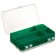 Helios equipment box double -sided, 14 x 8 x 4 cm, green