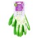 Garden gloves, polyester, with latex coating, size 8, mix, Garden show