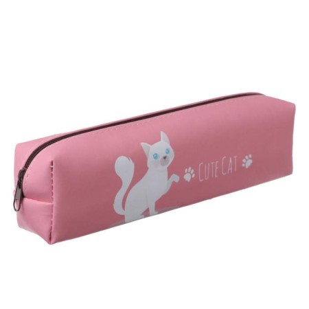 School Penal on the zipper "Cat", mix-2