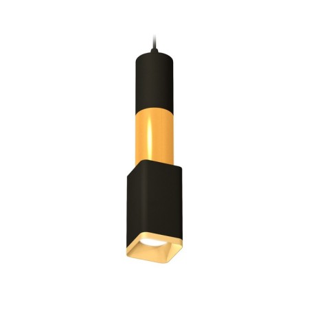 Ambrella Light, Techno, XP7821015, GU5.3, Black Sand, Gold, Yellow polished,