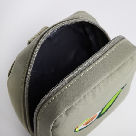 Youth backpack from lightning textiles, external pocket, handbag, green color-7