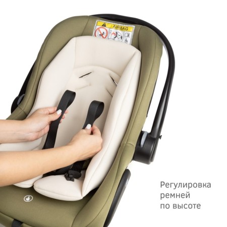 Car Seiger Siger "Daphni", group 0+, 0-13 kg, 0-1.5 years old, olive-4