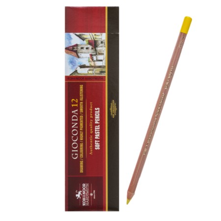 Pastel Sukhai in a pencil Koh-I-Noor Gioconda 8820/36 Soft Pastel, lemon-yellow