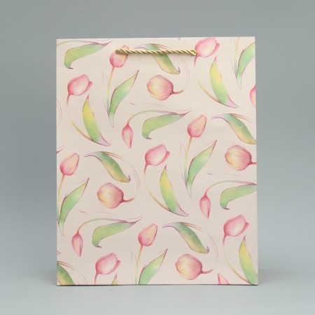 Gift package, packaging, "tulips" 32 x 26 x 12 cm-2