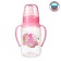 A bottle for feeding with the handles "My first bottle", a classic throat, 150 ml., 0 months, pink color