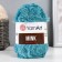 Yarn "mink" 100% polyamide 75m/50g (349 turquoise)