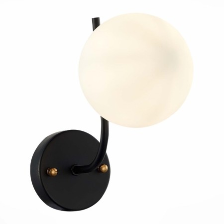 Wall lamp EVOLUCE. Sle1098-401-01. CIANE. 1x60 W, E27, 13x22.5 cm, black color