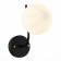Wall lamp EVOLUCE. Sle1098-401-01. CIANE. 1x60 W, E27, 13x22.5 cm, black color
