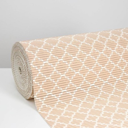 Bathroom mat "Sand nets", width 65 cm, roll 15 m