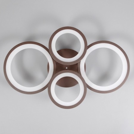Ring chandelier LED 80W brown 2700-6400K 60x45x14-5
