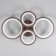 Ring chandelier LED 80W brown 2700-6400K 60x45x14