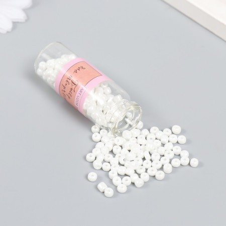 Bead 6/0 in the bottle "Cloud" 20 g ceramic shine 6x2x2 cm-1