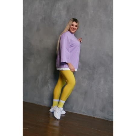 Female legins, size 64, yellow color-2