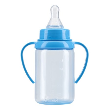 A bottle for feeding with handles, color, 125 ml, from 6 months, mix-13