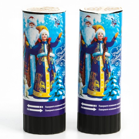 New Year's set of crackers "Happy New Year!", 2 pcs., 11 cm-1