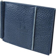 Зажим для купюр н/к, 8 карт, цвет джинс