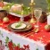 The tablecloth of the New Year's share "Cozy holiday" 110*145 cm, 100% p/e