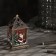 LED figure "Bronze Lantern with Santa Claus" 7 × 13 × 3.5 cm, plastic, batteries AG13x3, glow warm white