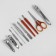Manicure set, 10 items, in case, black color