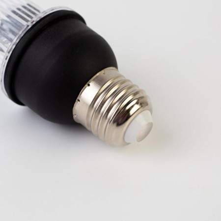 LED lamp strob, transparent, E27, 4LED, 3 W, 220 V, green glow-3