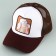Men's cap with a grid "Cat", river 56