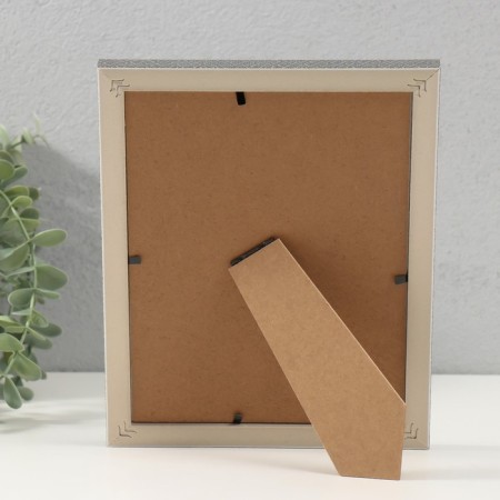 Photo frame plastic 15x20 cm "Staircase with rhombuses" gray 2x18x23 cm-3